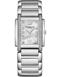 Stuhrling - Serafine 4089.1 Rectangular Quartz Watch - Lyst