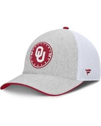 Fanatics - Heather Gray/white Oklahoma Sooners trigger Flex Hat - Lyst