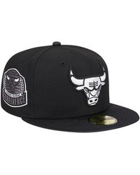 KTZ - Chicago Bulls Active Satin Visor 59fifty Fitted Hat - Lyst