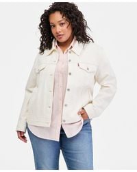 Levi's - Plus Size Original Trucker Collared Neck Jacket - Lyst