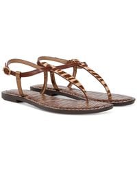 Sam Edelman - Gigi T-strap Flat Sandals - Lyst