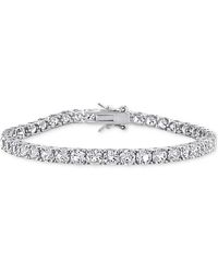 Macy's - Lab Grown White Sapphire Tennis Bracelet ( 4-1/4 Ct. T.w. - Lyst