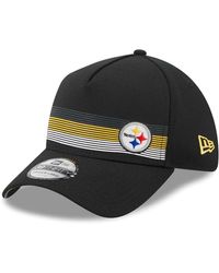 KTZ - Pittsburgh Steelers Flawless Stripe 39thirty Flex Hat - Lyst