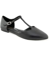 Kensie - Gabrielle T-strap Flat - Lyst