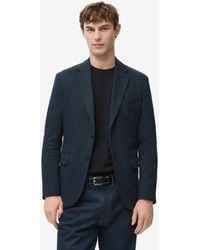 Mango - Slim Fit Microstructure Blazer - Lyst