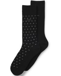 BOSS - Mini Iconic Print Logo Socks - Lyst