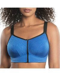 Parfait - Plus Size Wave Wire-free Zip Front Sports Bra - Lyst