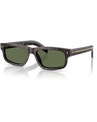 Prada - Rectangle Polarized Sunglasses - Lyst