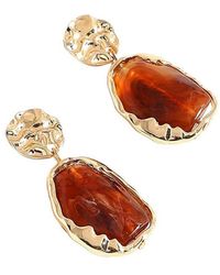 SOH - Dented Drop Earrings - Lyst