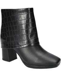 Easy Street - Sutton Square Toe Ankle Boots - Lyst