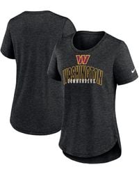 Nike - Distressed Washington Commanders Fashion Tri-blend T-shirt - Lyst