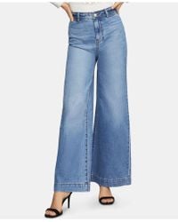 bcbg pintuck flared jeans