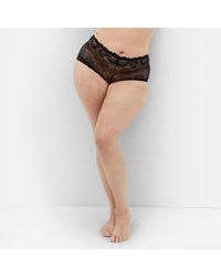 City Chic - Plus Size Adore 3 Pack Lace Shorty - Lyst