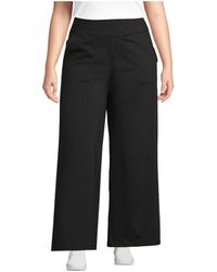 Lands' End - Active Hi Impact High Rise Wide Leg Pants - Lyst
