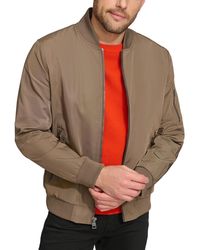 Calvin Klein - Solid-color Zipper Flight Jacket - Lyst