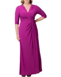 Kiyonna - Plus Size Evening Romance Long Gown - Lyst