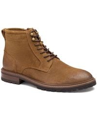 Johnston & Murphy - Barrett Plain Round Toe Boots - Lyst