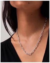 Yoj - Molten Link Chain Necklace In - Lyst