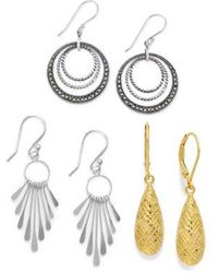 Macy's - Giani Bernini Fashion Drop Earring Collection - Lyst