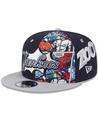 KTZ - Navy/gray New York Yankees 2025 Mlb Diamond Hero Edition 9fifty Snapback Hat - Lyst