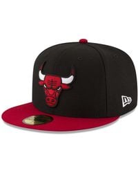 KTZ - Chicago Bulls Official Team Color 2tone 59fifty Fitted Hat - Lyst