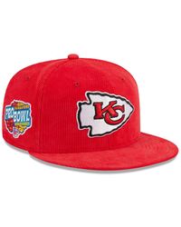 KTZ - Kansas City Chiefs Throwback Cord 59fifty Fitted Hat - Lyst