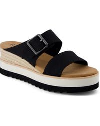 TOMS - Diana Mule Buckle Sandals - Lyst