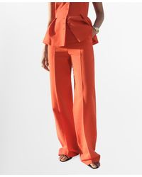 Mango - Straight Mid-rise Suit Pants - Lyst