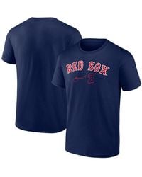Fanatics - Xander Bogaerts Boston Red Sox Player Name And Number T-shirt - Lyst