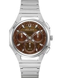 Bulova - Curv Progressive Sport Stainless Steel Bracelet Watch 44mm - Lyst
