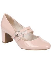LifeStride - True Almond Toe Block Heel Mary Jane Pumps - Lyst