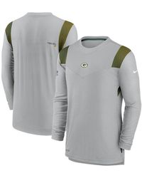 Nike - Green Bay Packers Sideline Player Uv Performance Long Sleeve T-shirt - Lyst