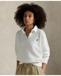 Polo Ralph Lauren - Lightweight Fleece Quarter-zip Sweatshirt - Lyst