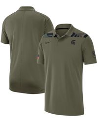 Nike - Michigan State Spartans 2023 Sideline Coaches Military-inspired Pack Performance Polo Shirt - Lyst