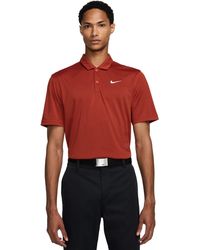 Nike Zonal Cooling Momentum Men s Slim Fit Golf Polo Shirt in Red for Men Lyst