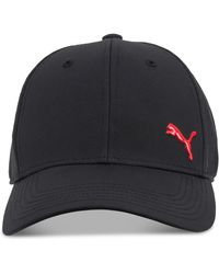 PUMA - Alloy Solid Color Cat Logo Stretch Fit Cap - Lyst