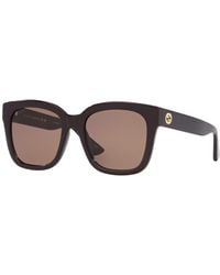 Gucci - Rectangle Sunglasses - Lyst