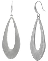 The Sak - Silver-tone Open Teardrop Earrings - Lyst