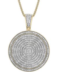 Macy's - Diamond Circle 22" Pendant Necklace (1/2 Ct. T.w. - Lyst