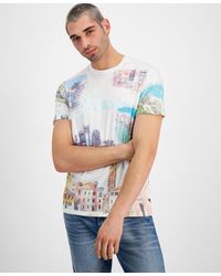 Guess - Regular-fit Riviera Graphic T-shirt - Lyst