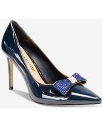 THINGS II COME - Soho Luxurious Crystal Double Bow Pumps - Lyst