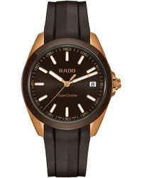 Rado - Swiss Hyperchrome Rubber Strap Watch 42mm - Lyst