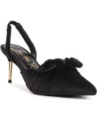 LONDON RAG - Mayfair Velvet High Heel Mule Sandals - Lyst