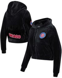 Pro Standard - Chicago Cubs Classic Velour Full-zip Hoodie Track Jacket - Lyst