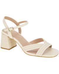 BCBGeneration - Dahlia Braided Block Heel Buckle Dress Sandals - Lyst