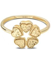DEVATA - Clover Heart Ring - Lyst