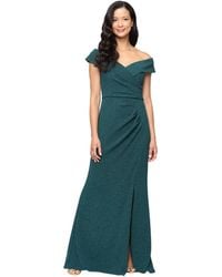 Alex Evenings - Long Off-the-shoulder Dress - Lyst