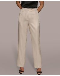Donna Karan - Novelty Straight-leg Mid-rise Pants - Lyst