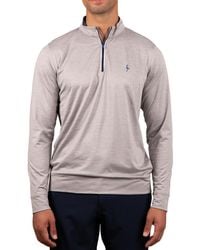 Tailorbyrd - Solid Mesh Quarter Zip - Lyst