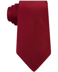 Calvin Klein - Tie, Silver Spun Solid - Lyst